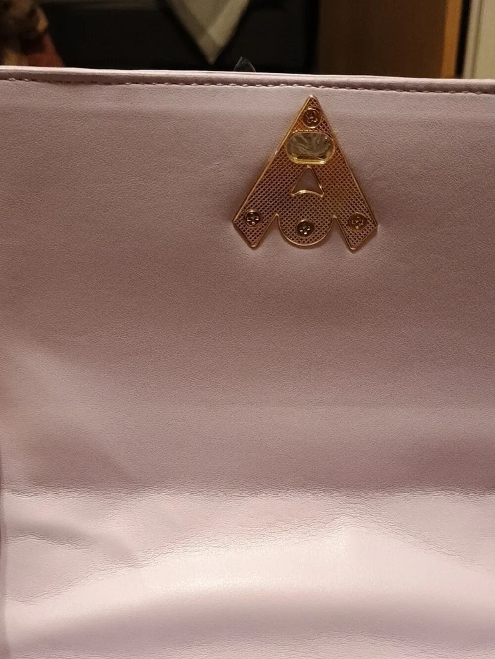 Valentino Orlandi Lilac Quilted Shoulder Bag with Gold Chain